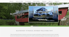 Desktop Screenshot of matheneyfh.com